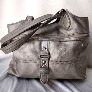 Women's leather handbag
